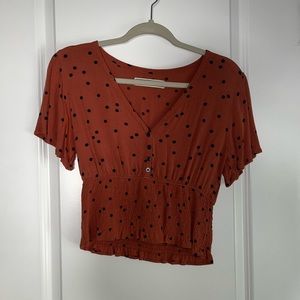 Abercrombie Polka Dot Top